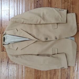 Kanaster's For Men tan wool blazer